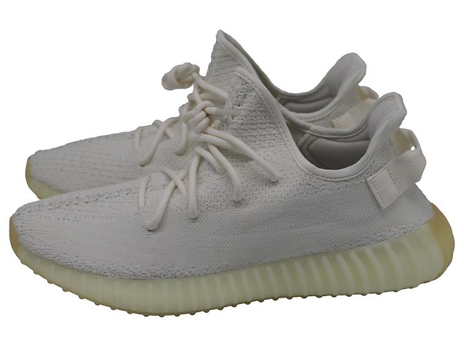 Baskets Adidas x Yeezy Boost 350 V2 en coton crème - vista 4