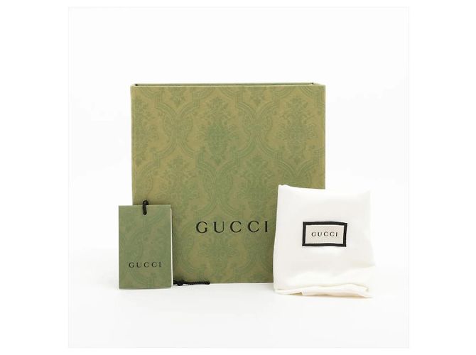 Gucci Schwarzer GG Marmont Ledergürtel - Ansicht 6