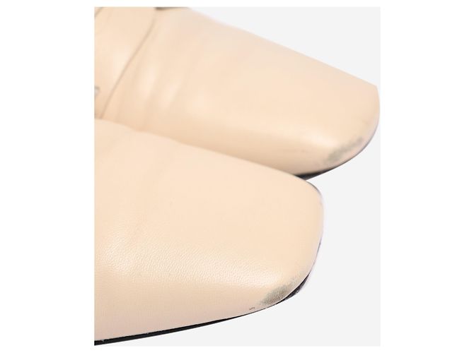 Khaite Mocasines de cuero crema - talla EU 38 - vista 4