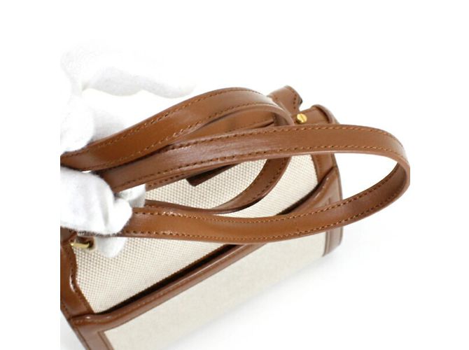 Borsa a Spalla Mini Cassandra YSL Saint Laurent Marrone - vista 11