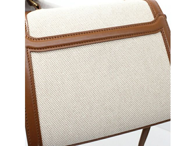 Borsa a Spalla Mini Cassandra YSL Saint Laurent Marrone - vista 7