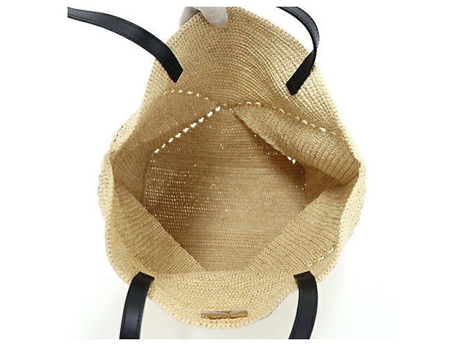 Bolso Loewe Puzzlefold Tote Medium de rafia natural - vista 3