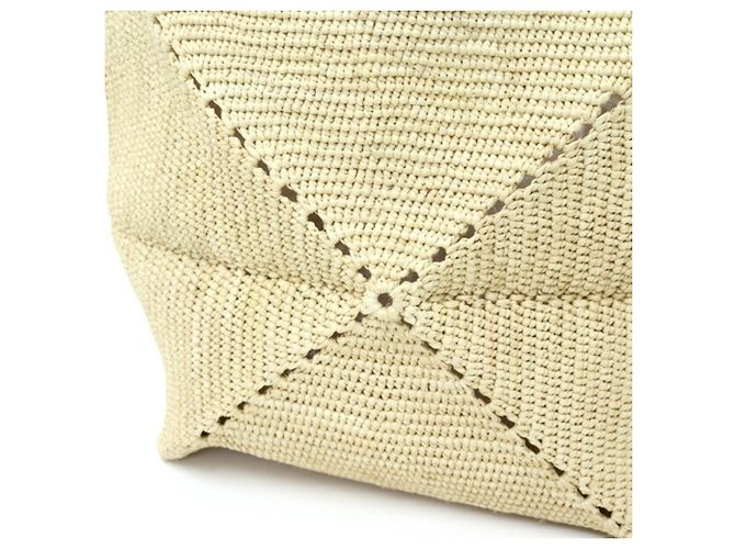 Bolso Loewe Puzzlefold Tote Medium de rafia natural - vista 6