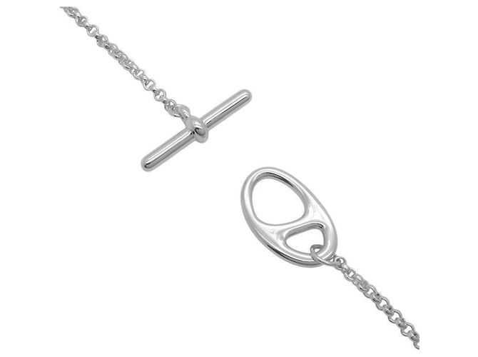 Hermès Chaîne D'ancre Punk Argento - vista 3