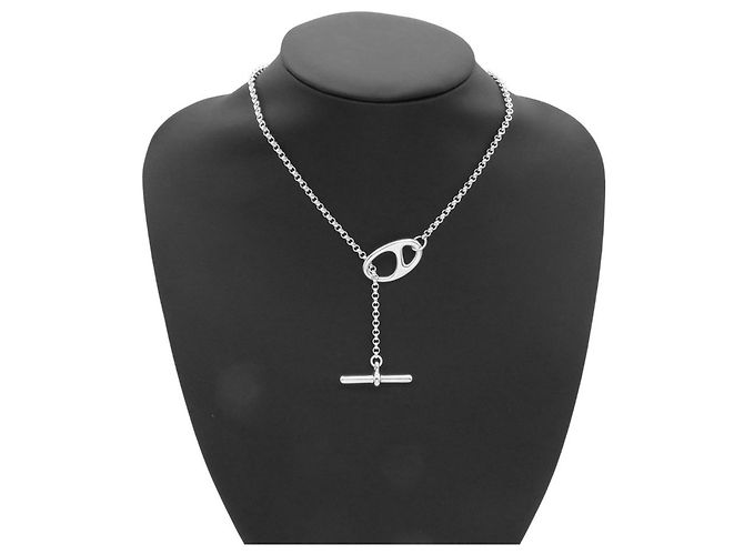 Hermès Chaîne D'ancre Punk Argento - vista 6