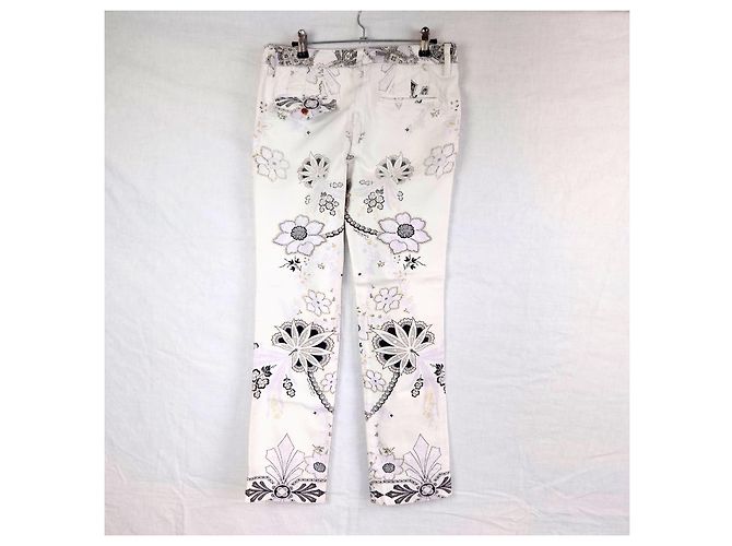 Jeans rectos blancos y2k Roberto Cavalli Negro - vista 2