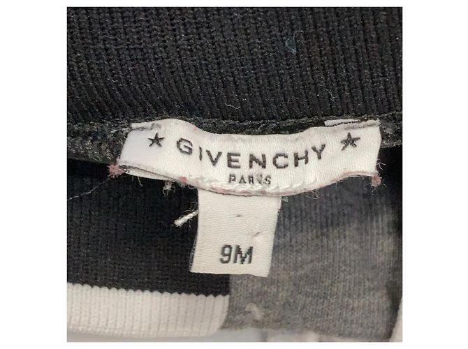 Pantalon de jogging Givenchy gris en coton 9m - vue 3