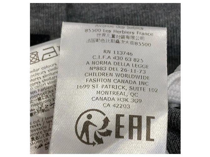 Pantalon de jogging Givenchy gris en coton 9m - vue 6