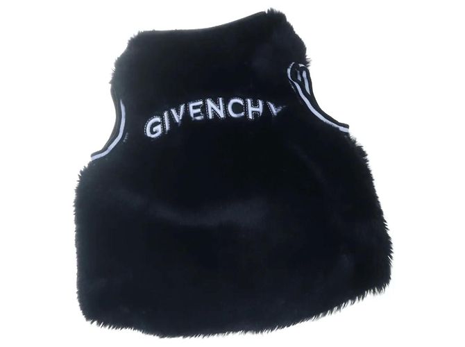 Givenchy Weste aus Kunstpelz Schwarz 9m - Ansicht 2