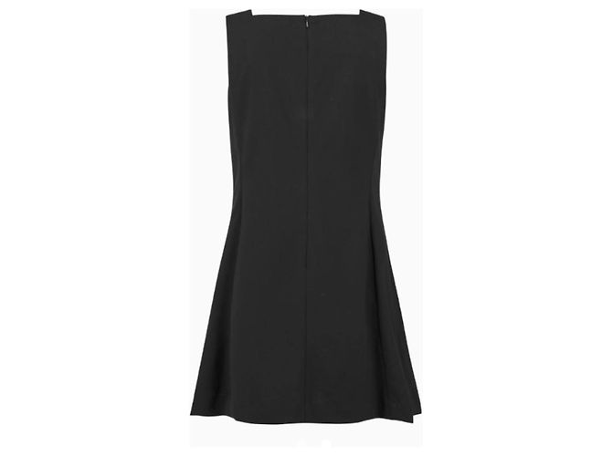Paco Rabanne Abito con Occhielli Metallici FW1999 Nero Argento - vista 2