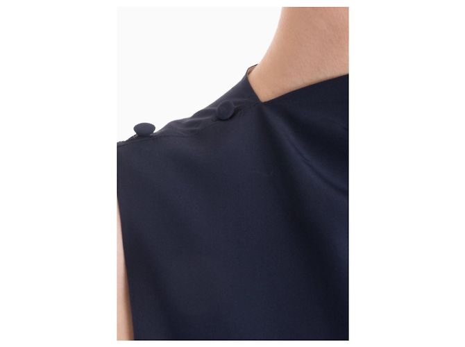 Céline Abito Archive Drappeggiato 2010 Bianco Blu - vista 4