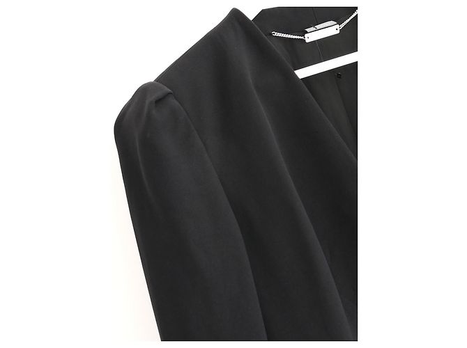 Blazer con ribete de perlas Alexander McQueen Otoño 2013 Negro - vista 6