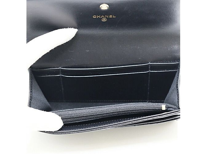 Cartera Medium Flap Chanel en piel de ternera granulada negra Negro - vista 3
