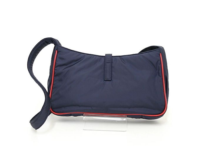 Borsa a spalla Cassette di Saint Laurent Le Cin Rosso Blu navy - vista 2