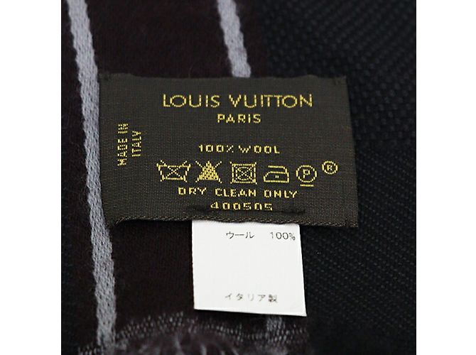 Bufanda Mensajero Damier Geant Louis Vuitton Gris antracita - vista 3