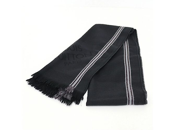Bufanda Mensajero Damier Geant Louis Vuitton Gris antracita - vista 6