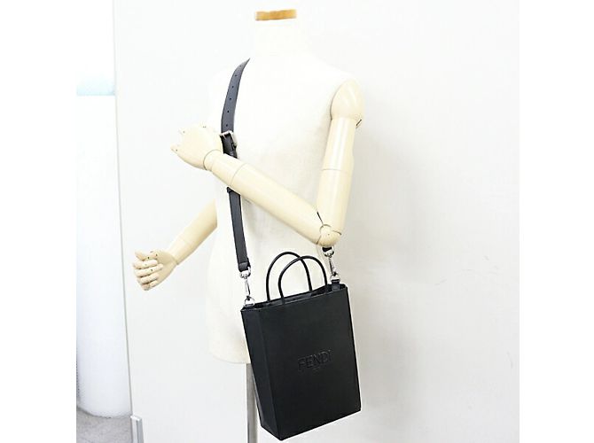 Piccola borsa nera Fendi Nero - vista 6