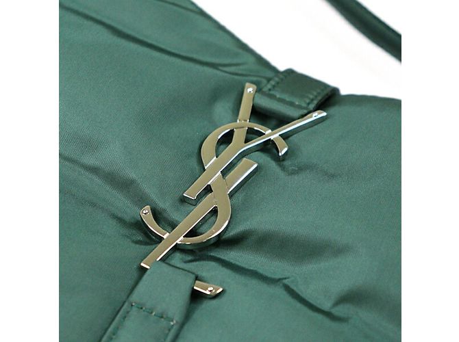 Borsa a spalla Le Cin Cassette di Saint Laurent YSL Rosso Verde Cachi - vista 4