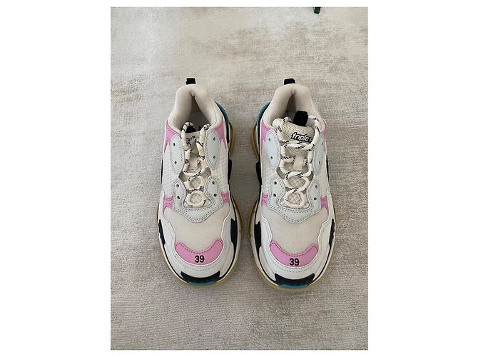 Sneaker Triple S di Balenciaga Bianco - vista 2