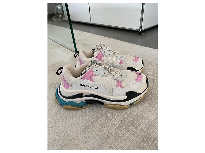 Sneaker Triple S di Balenciaga Bianco - vista 3