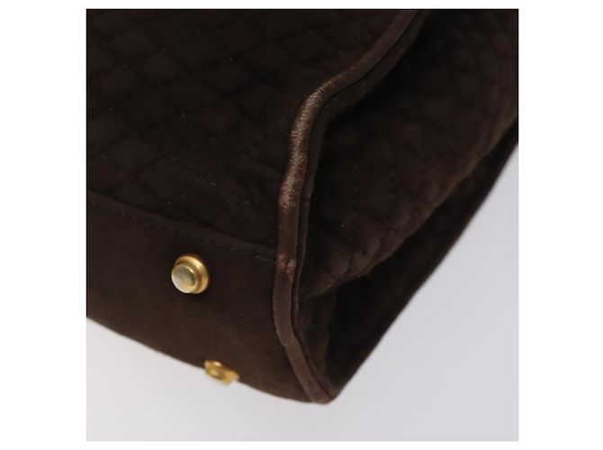 BALLY Borsa a Mano Camoscio Marrone Oro Auth BA3925 D'oro - vista 10