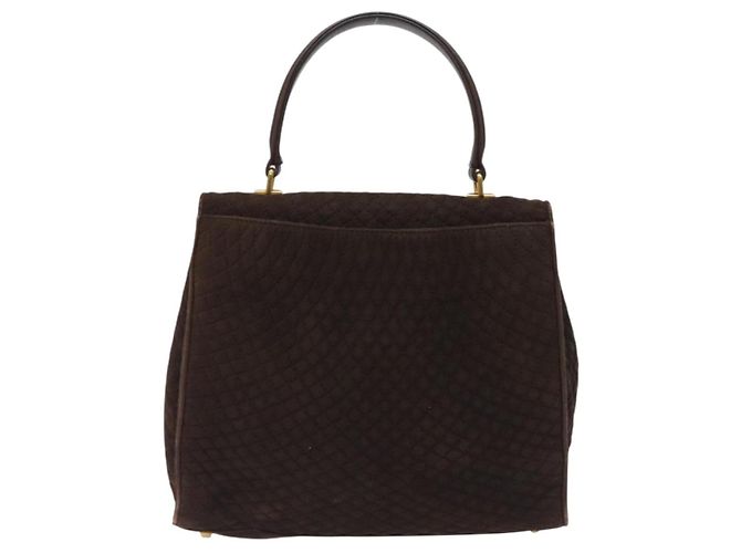 BALLY Borsa a Mano Camoscio Marrone Oro Auth BA3925 D'oro - vista 3