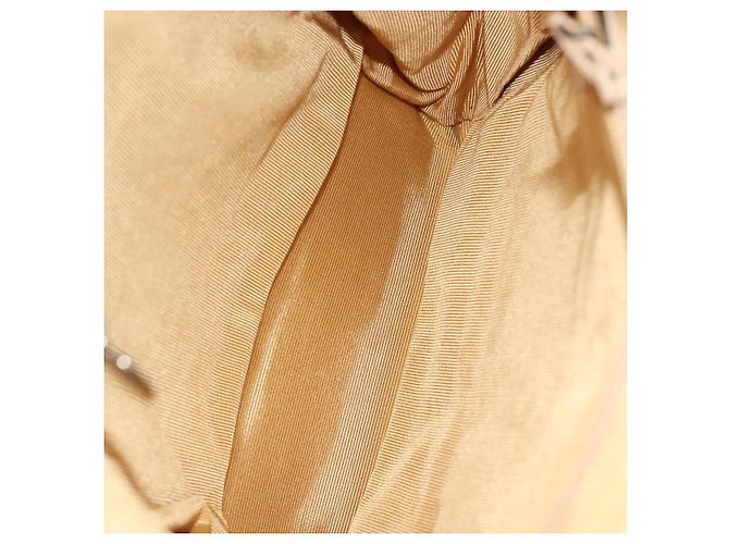 CHANEL COCO Mark Rucksack aus Lammleder in Beige mit silbernem CC Auth BA2935 - Ansicht 17