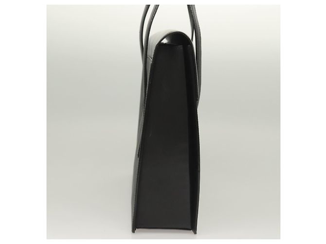 Autre Marque Borsa a mano Burberry in pelle nera argento autentica ep9512 Nero - vista 5