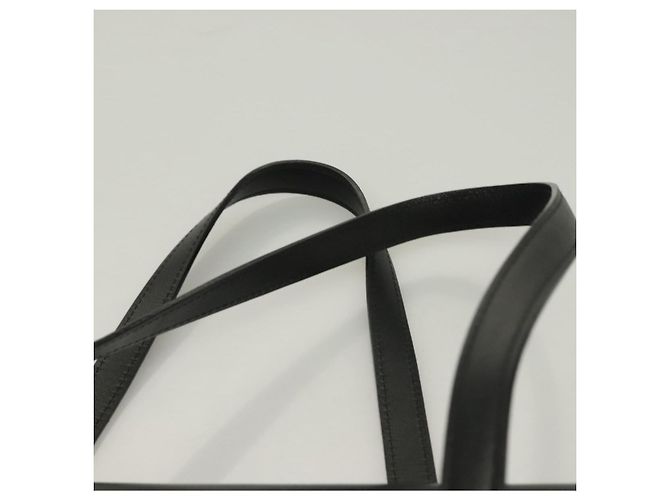 Autre Marque Borsa a mano Burberry in pelle nera argento autentica ep9512 Nero - vista 8