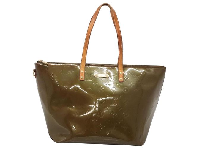 LOUIS VUITTON Bolsa Bellevue GM Monogram Vernis Vela bronce M93674 LV Auth 129894 - vista 13