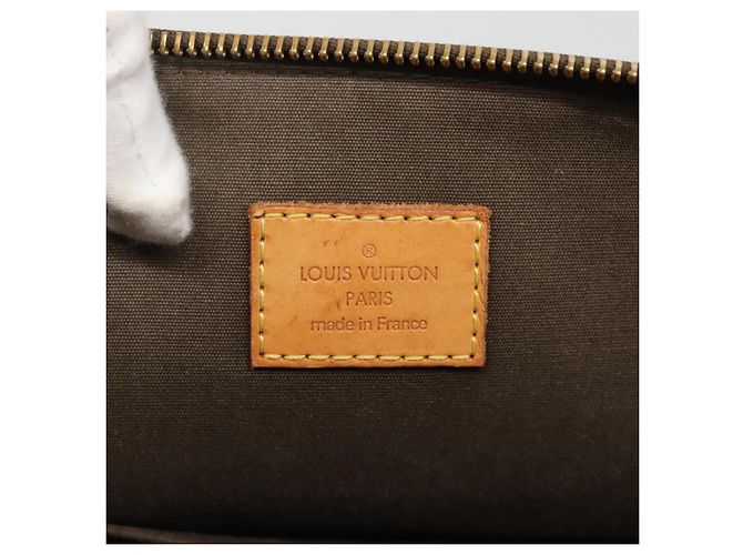 LOUIS VUITTON Bolsa Bellevue GM Monogram Vernis Vela bronce M93674 LV Auth 129894 - vista 18