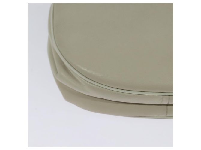 GIVENCHY Schultertasche aus Leder in Weiß und Gold Auth BA3655 Golden - Ansicht 12