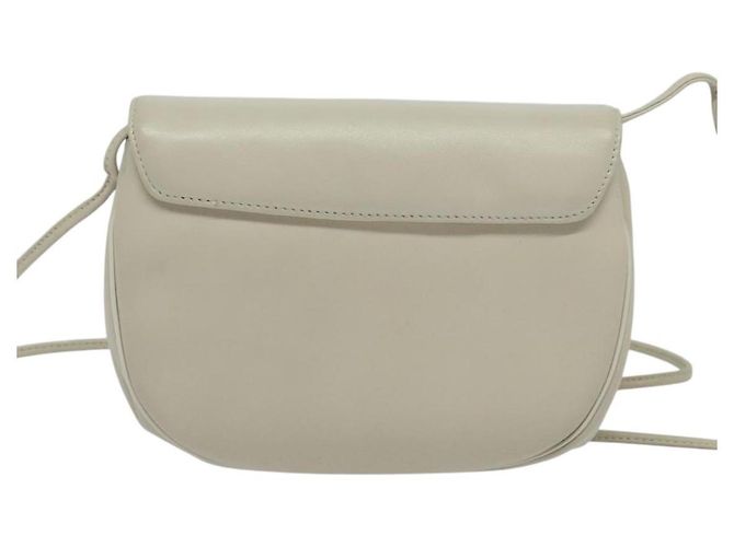 GIVENCHY Schultertasche aus Leder in Weiß und Gold Auth BA3655 Golden - Ansicht 3