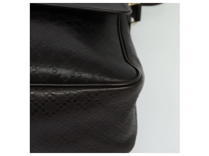 Borsa a Spalla GUCCI in Pelle Marrone Oro 223665 Auth bs27067 D'oro - vista 11