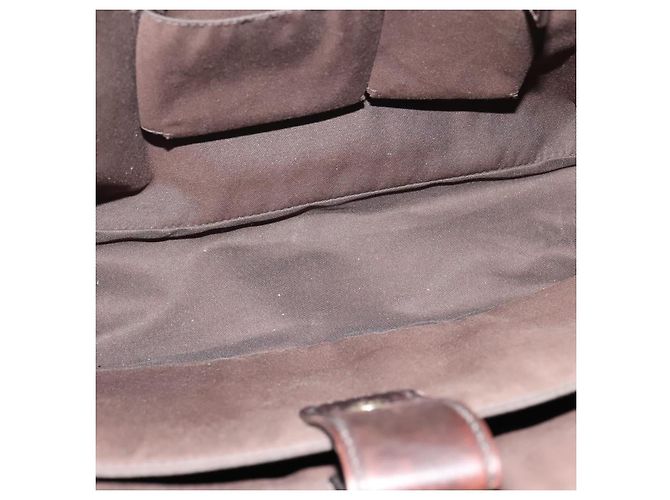 Borsa a Spalla GUCCI in Pelle Marrone Oro 223665 Auth bs27067 D'oro - vista 17