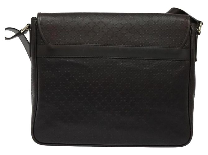 Borsa a Spalla GUCCI in Pelle Marrone Oro 223665 Auth bs27067 D'oro - vista 3