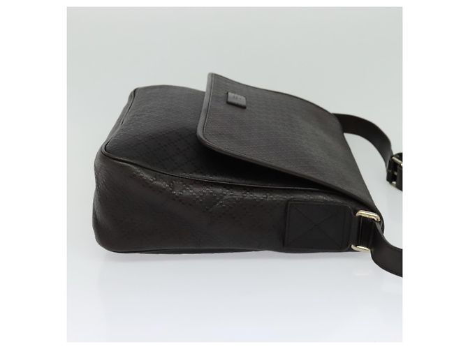 Borsa a Spalla GUCCI in Pelle Marrone Oro 223665 Auth bs27067 D'oro - vista 5