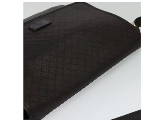 Borsa a Spalla GUCCI in Pelle Marrone Oro 223665 Auth bs27067 D'oro - vista 6