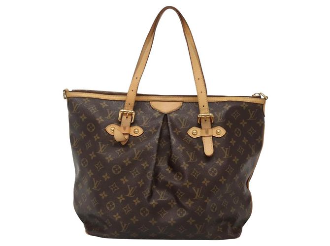 LOUIS VUITTON Monogram Palermo GM Tote Bag M40146 LV Auth PP776 Monogramm - Ansicht 2