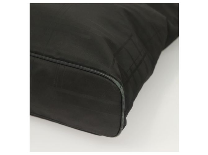 Borsa a spalla Salvatore Ferragamo in nylon nero argento autentica bs27182 - vista 11