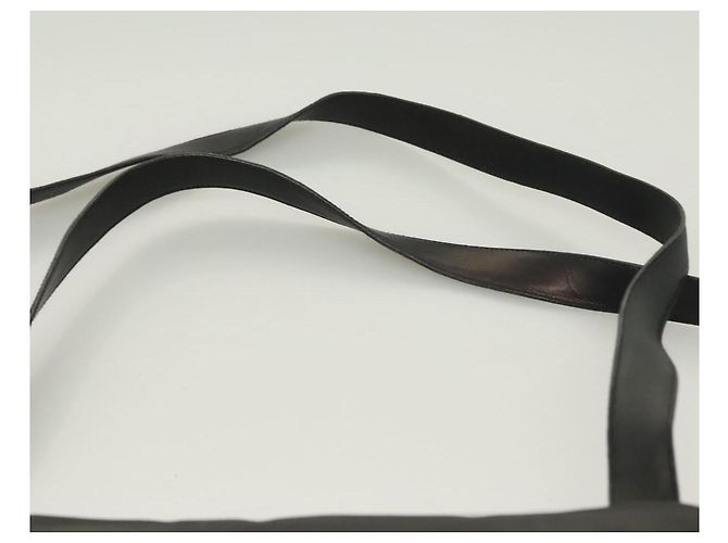 Borsa a spalla Salvatore Ferragamo in nylon nero argento autentica bs27182 - vista 8