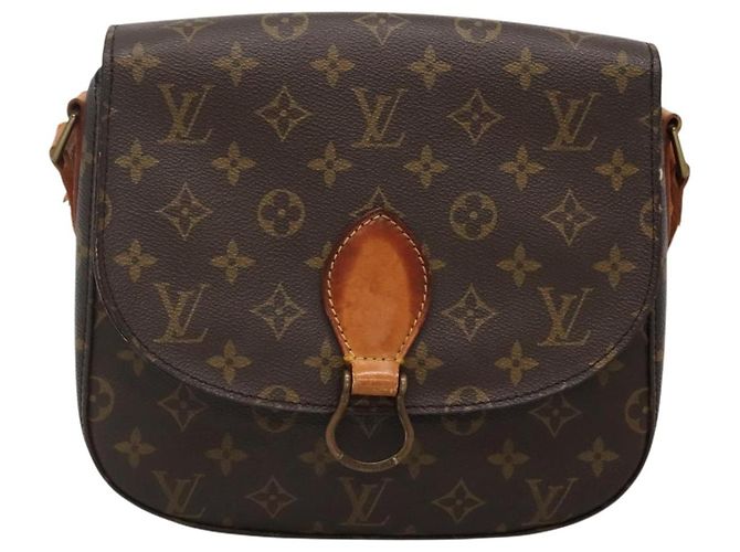 LOUIS VUITTON Monogram Saint Cloud GM Borsa a Spalla M51242 LV Auth BA3705 Monogramma - vista 13