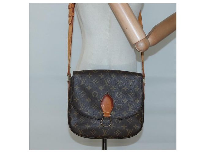 LOUIS VUITTON Monogram Saint Cloud GM Borsa a Spalla M51242 LV Auth BA3705 Monogramma - vista 25
