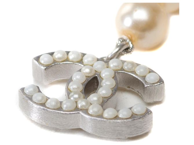 Gioielli CHANEL in Perla Bianca - 102221 Bianco - vista 4