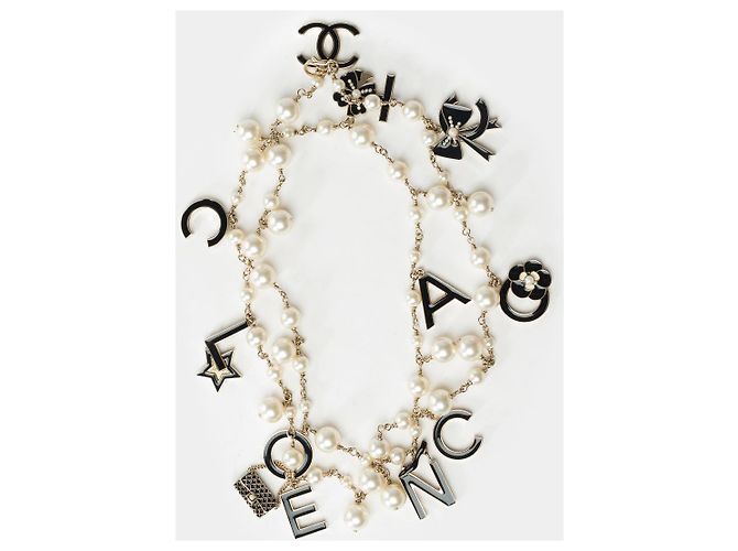 Gioielli CHANEL in Perla Bianca - 102224 Bianco - vista 2
