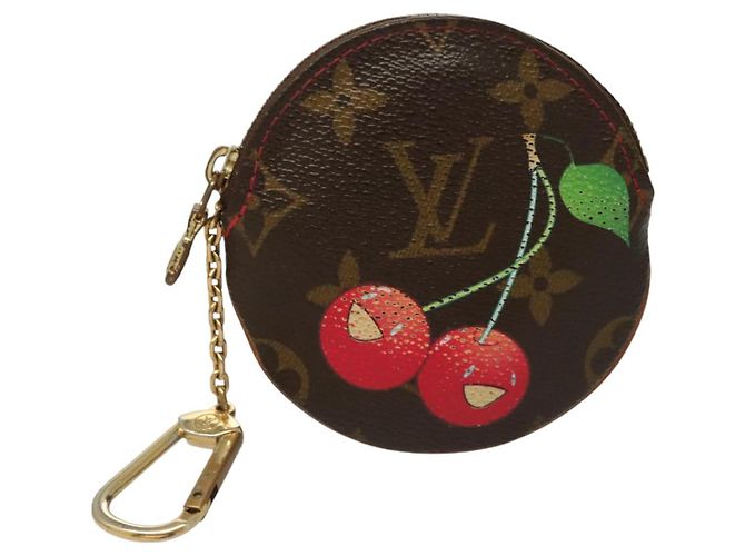 LOUIS VUITTON Monogramm Kirsche Münzbörse Ron Münzbeutel M95043 Auth 128828 - Ansicht 13