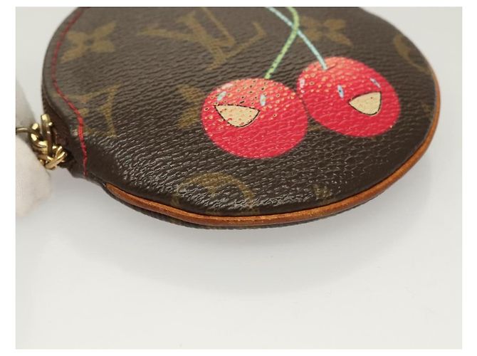 LOUIS VUITTON Monogramm Kirsche Münzbörse Ron Münzbeutel M95043 Auth 128828 - Ansicht 14