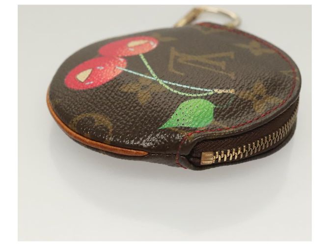 LOUIS VUITTON Monogramm Kirsche Münzbörse Ron Münzbeutel M95043 Auth 128828 - Ansicht 3