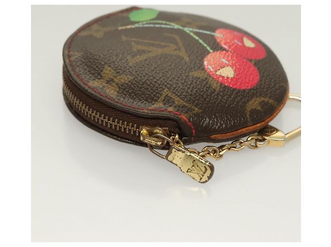 LOUIS VUITTON Monogramm Kirsche Münzbörse Ron Münzbeutel M95043 Auth 128828 - Ansicht 4
