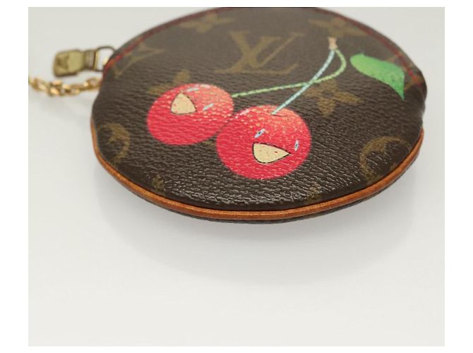 LOUIS VUITTON Monogramm Kirsche Münzbörse Ron Münzbeutel M95043 Auth 128828 - Ansicht 5